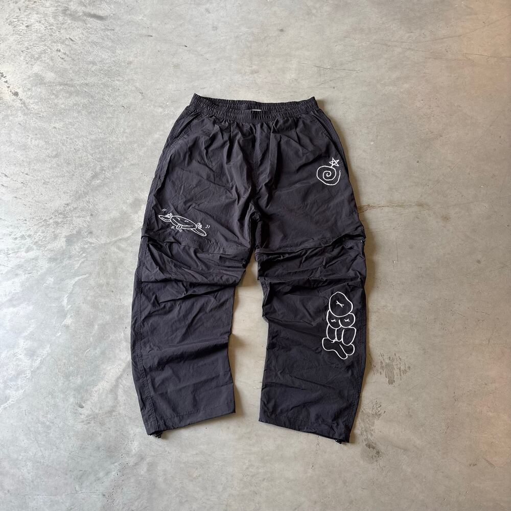 Y2k Vintage Obey Embroidered Baggy Track Pants